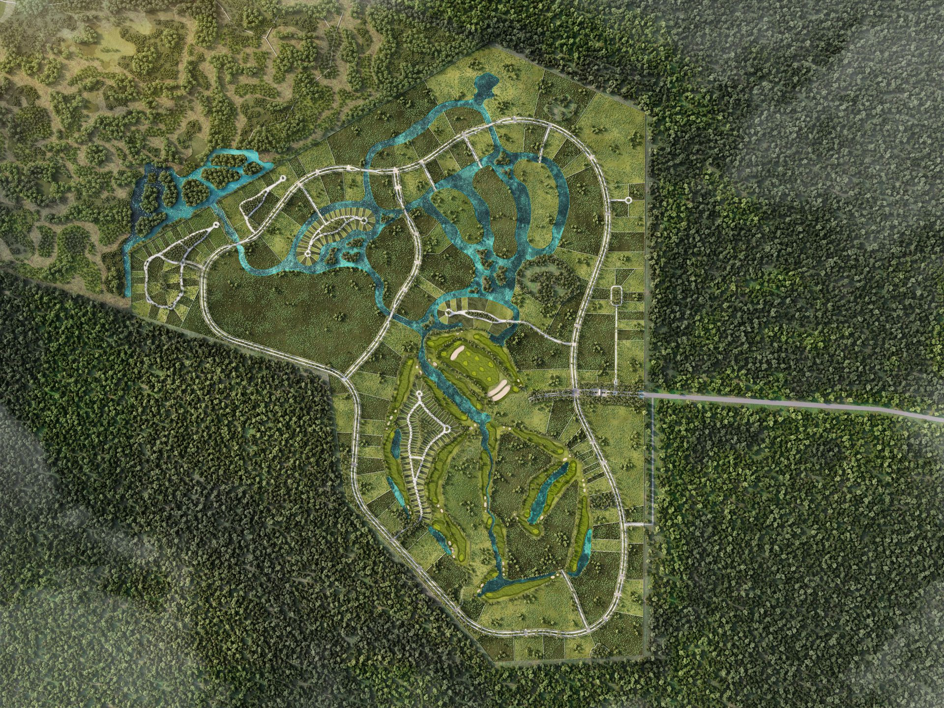 Master Plan Country lakes